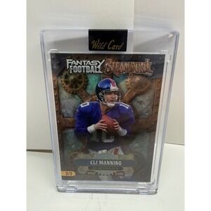 2026 Wild Card Eli Manning Fantasy FB Steampunk 2/2 Rare Giants QB FSPPL06-EM